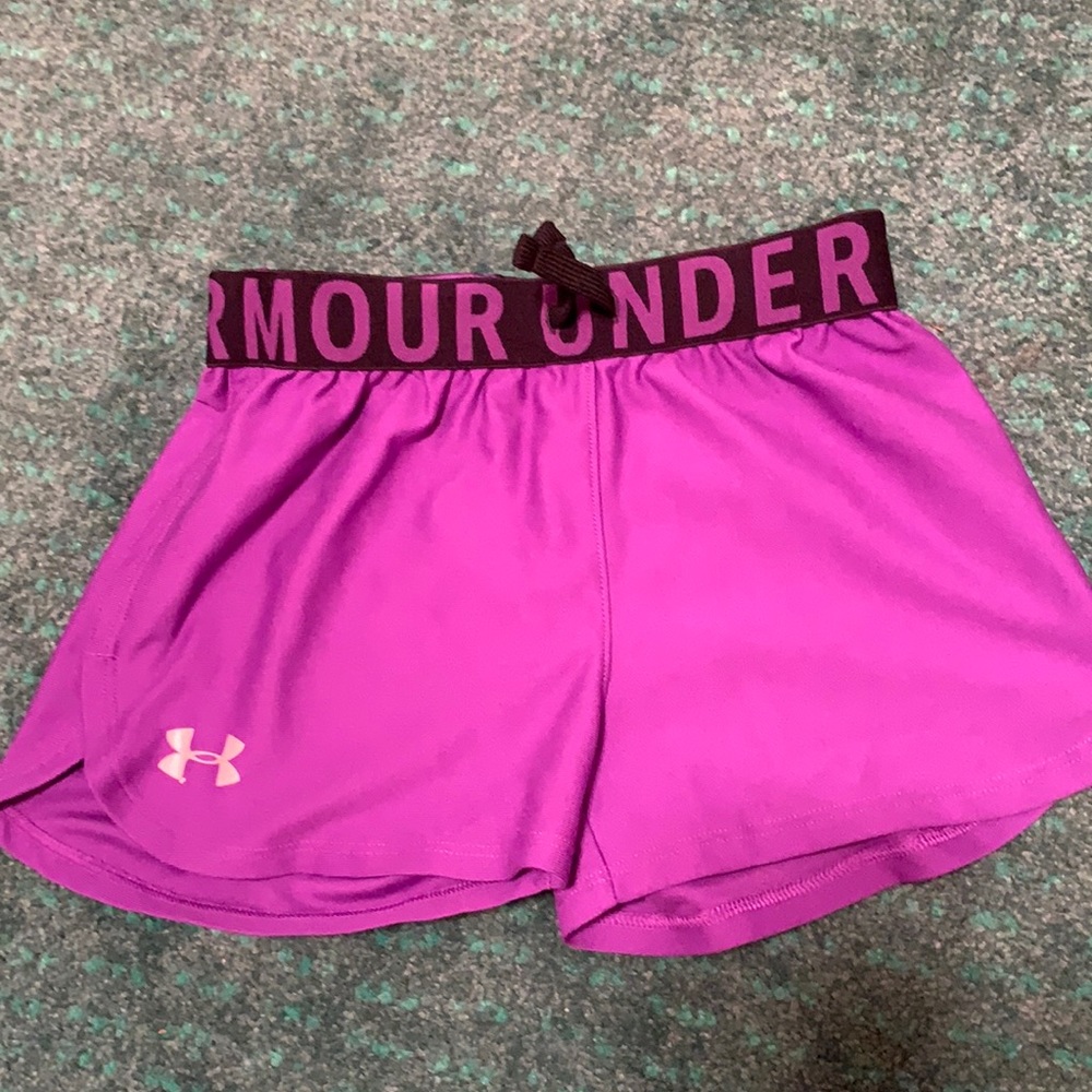 Like new purple under amour shorts